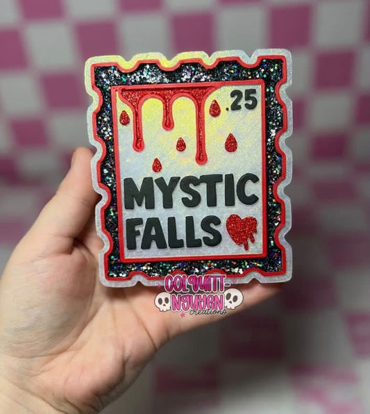 Mystic Falls Stamp - Silicone Freshie Mold