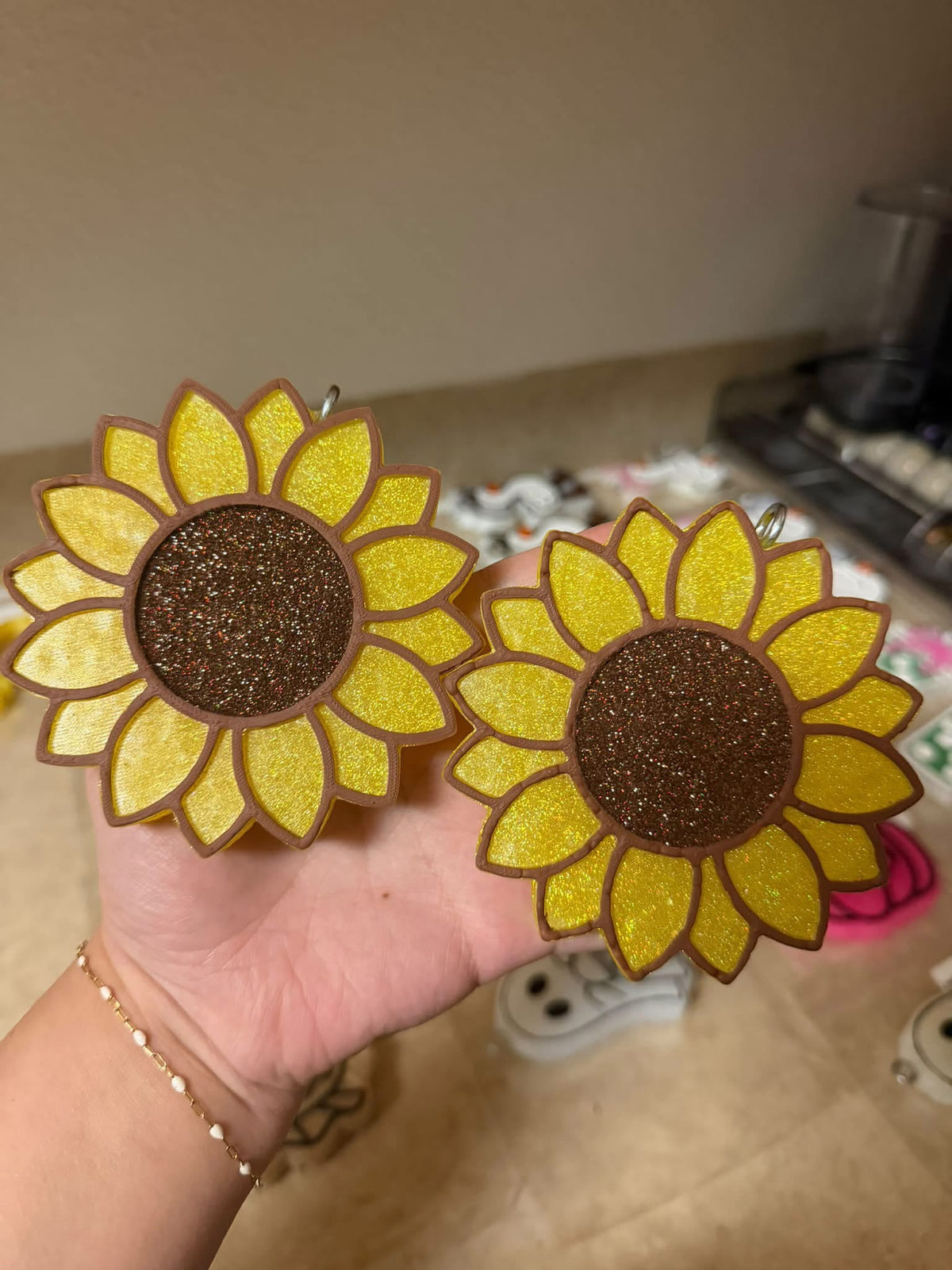 Basic Sunflower silicone Freshie mold