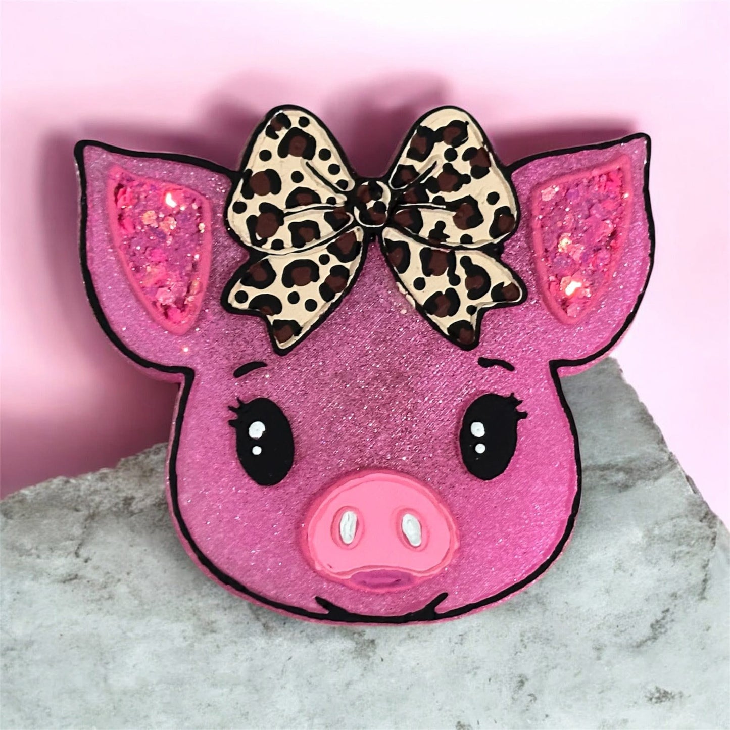 Bow Pig Silicone Mold