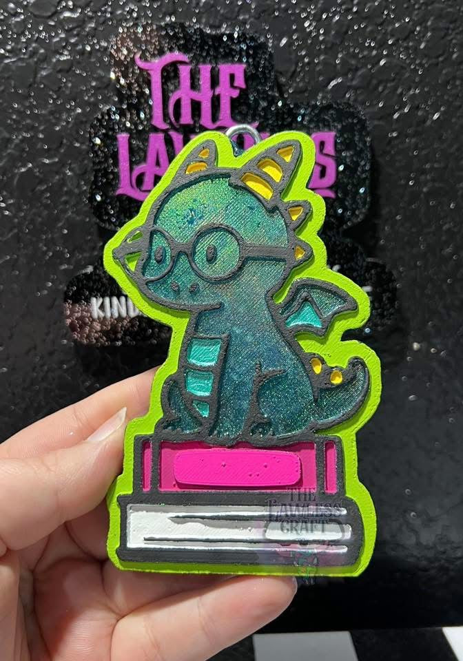 Reading Dragon Silicone Mold