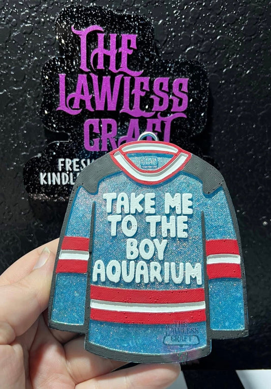 Hockey Jersey Boy Aquarium Silicone Mold