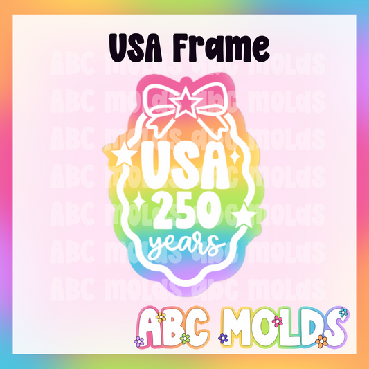 USA Frame Silicone Mold