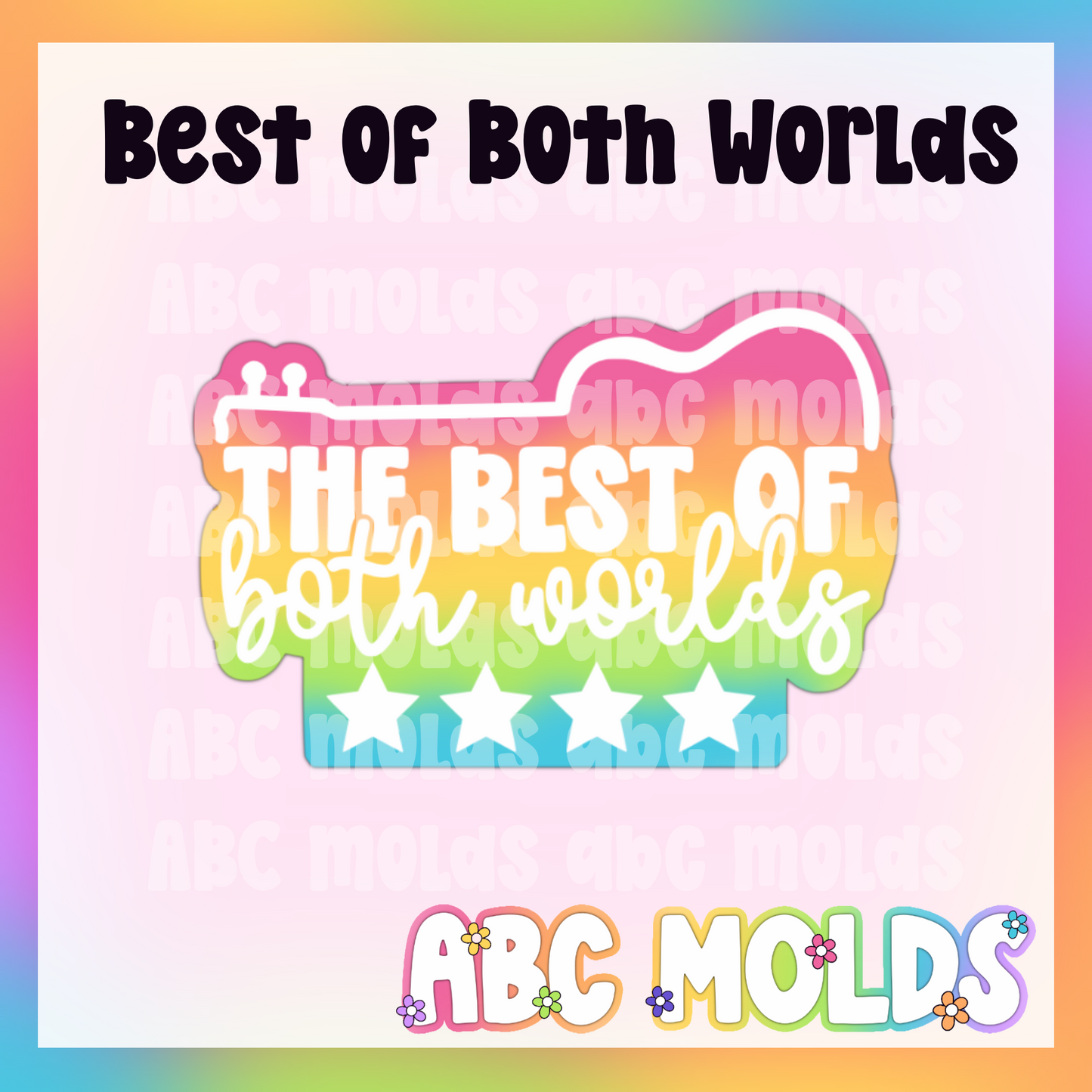 Best of Both Worlds Silicone Freshie Mold
