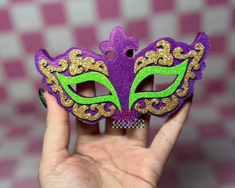 Mardi Gras Mask silicone mold