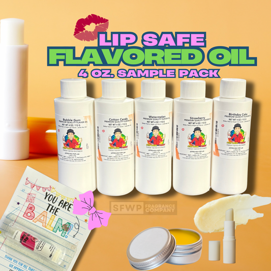 Lip Safe Flavor Oil | 4 oz Sample Pack *ABC