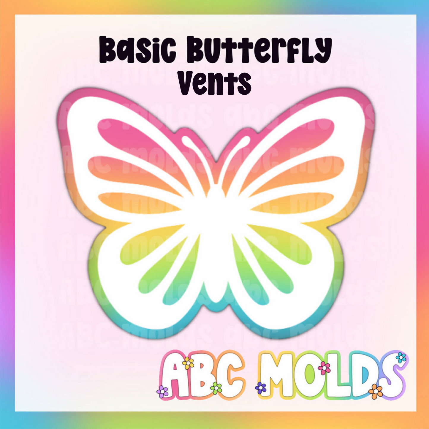 Butterfly Vents Silicone Freshie Mold