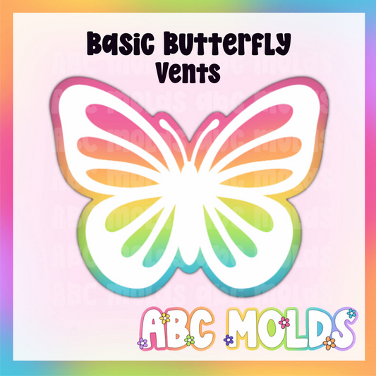 Butterfly Vents Silicone Freshie Mold