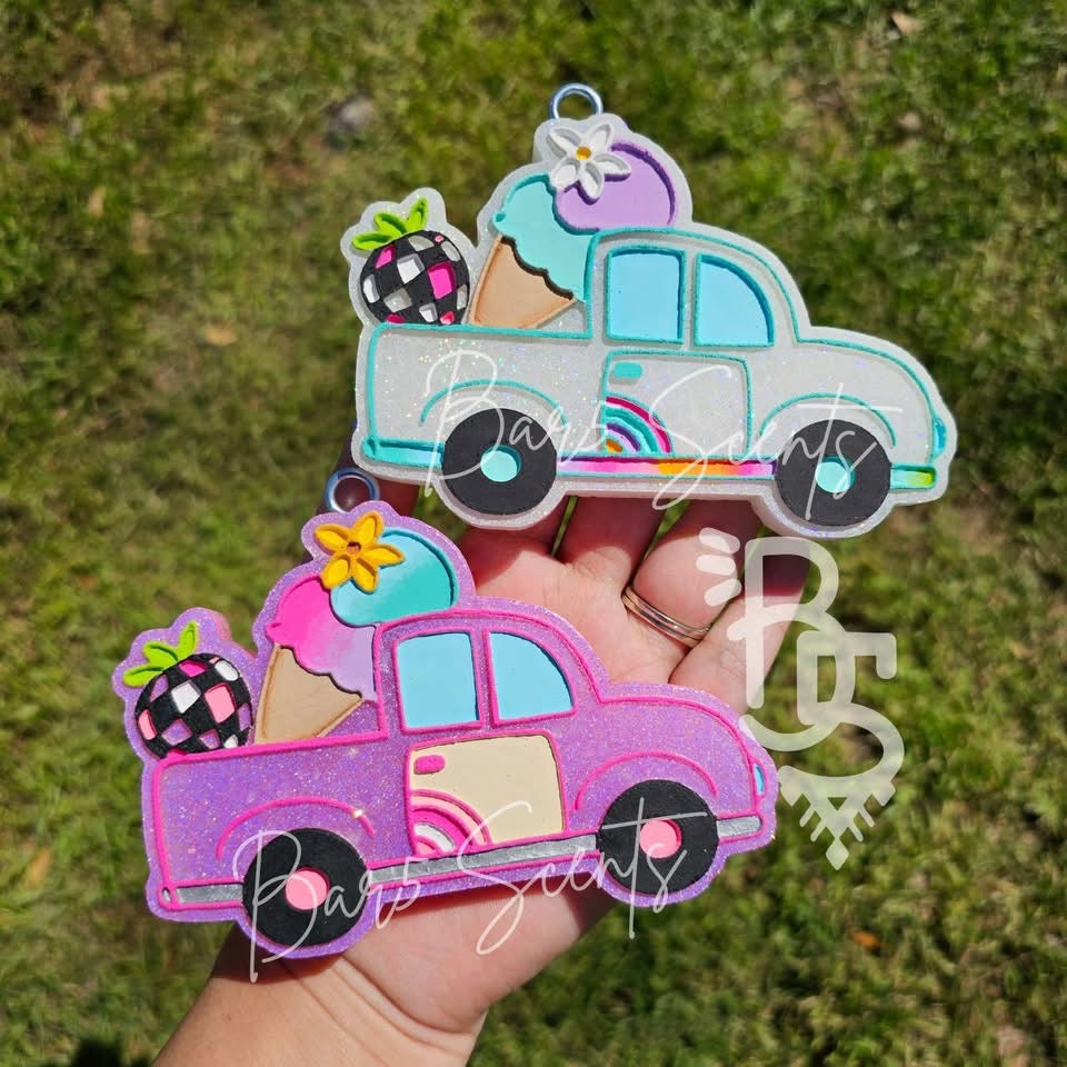 Summer Truck silicone mold