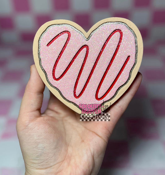 Heart Cookie Silicone Freshie Mold