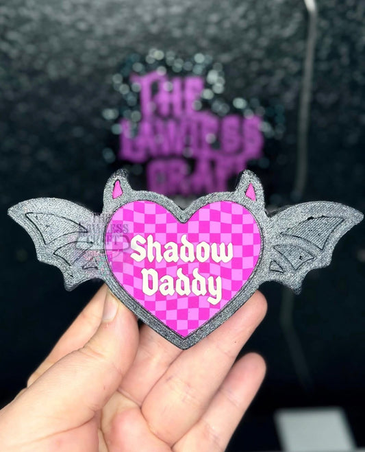 Heart with bat wings Silicone Mold