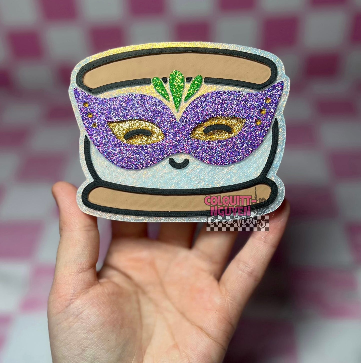 Mardi Gras Smore Silicone Mold