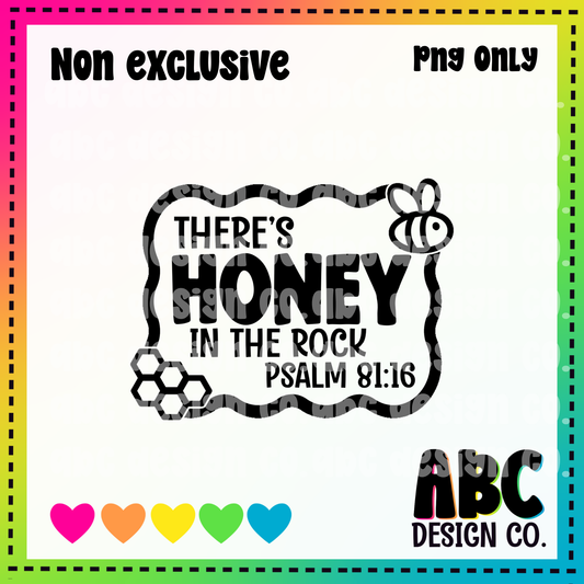 Honey in the rock PNG - NON Exclusive - digital download