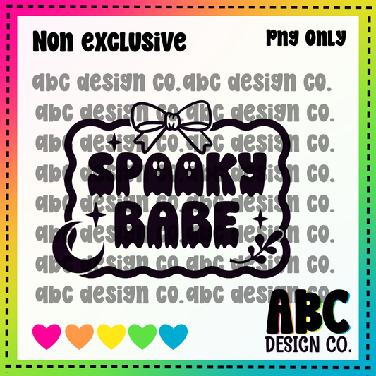 Spooky Babe PNG - NON Exclusive - digital download