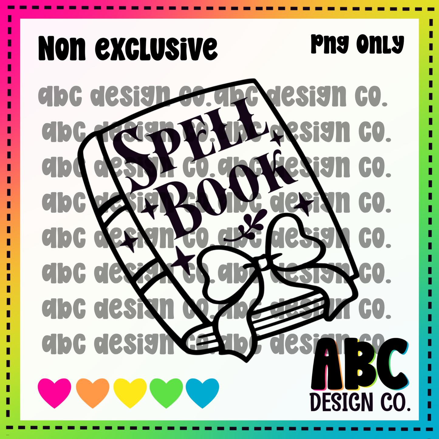 Spell Book  PNG - NON Exclusive - digital download