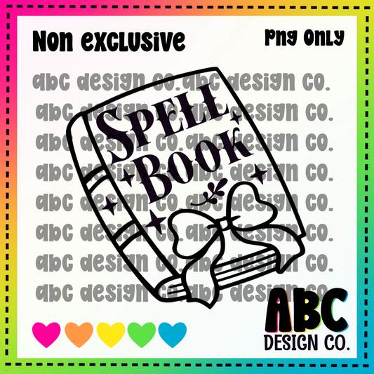 Spell Book  PNG - NON Exclusive - digital download