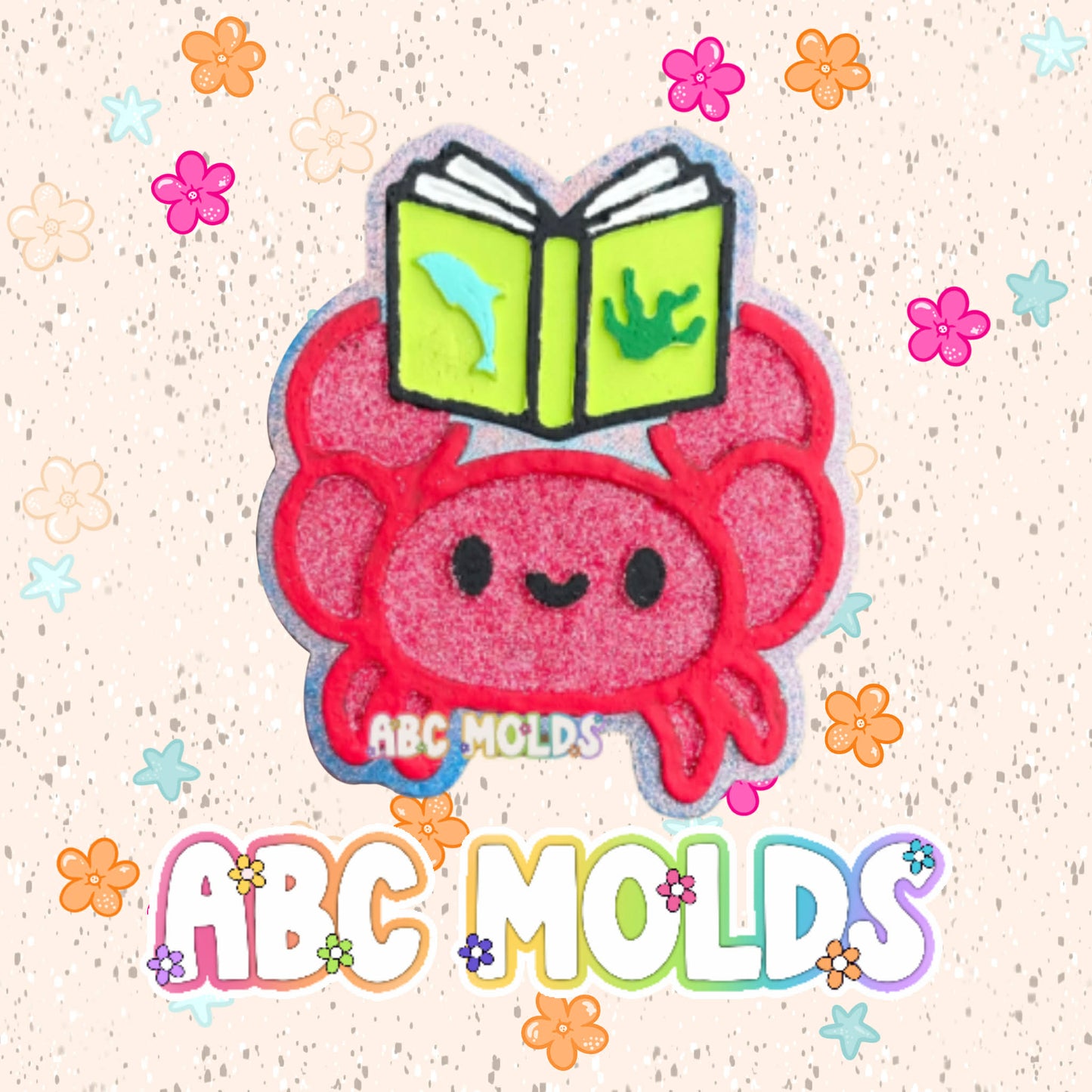 Reading crab Silicone Mold