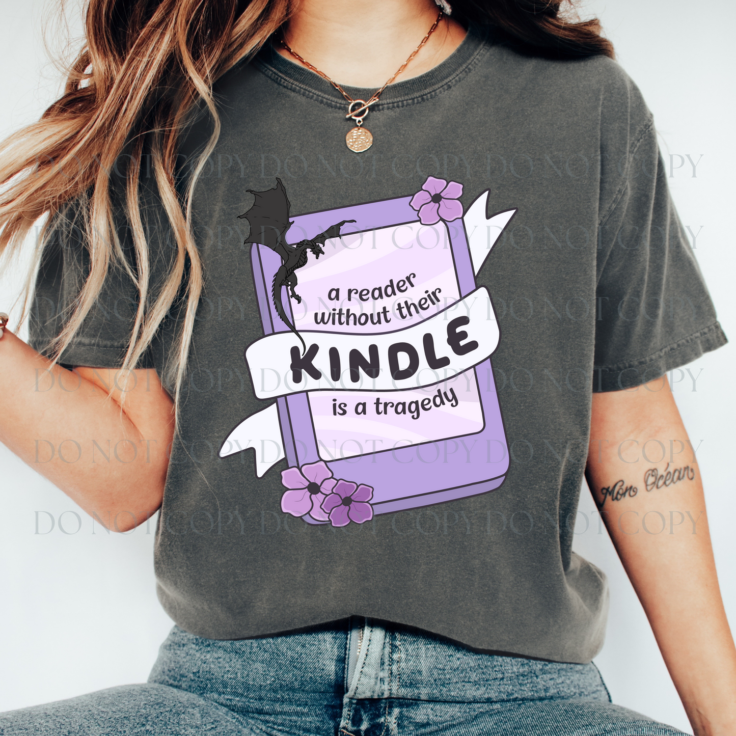 A GIRL WITHOUT HER KINDLE TEE