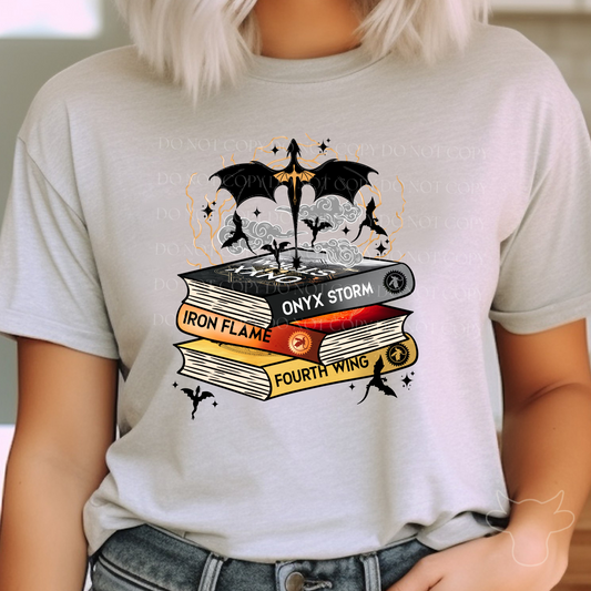 BOOK STACK TEE