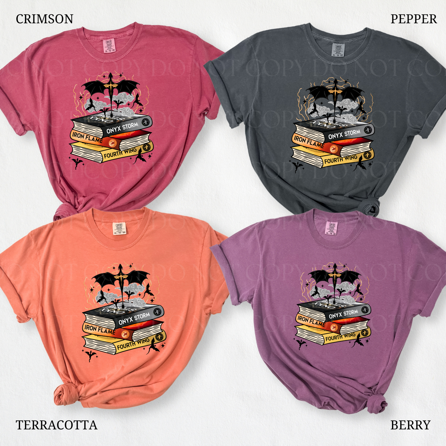 BOOK STACK TEE