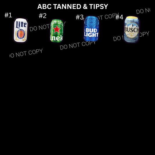 ABC Tanned and Tipsy Cardstock - Shipped by Kaleidoscope Kreations