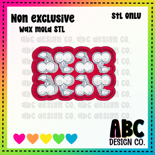 Cherry WAX Mold STL - digital download (Copy)