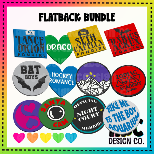 Flatback Bundle 8 - STL & 3mf - Digital Download
