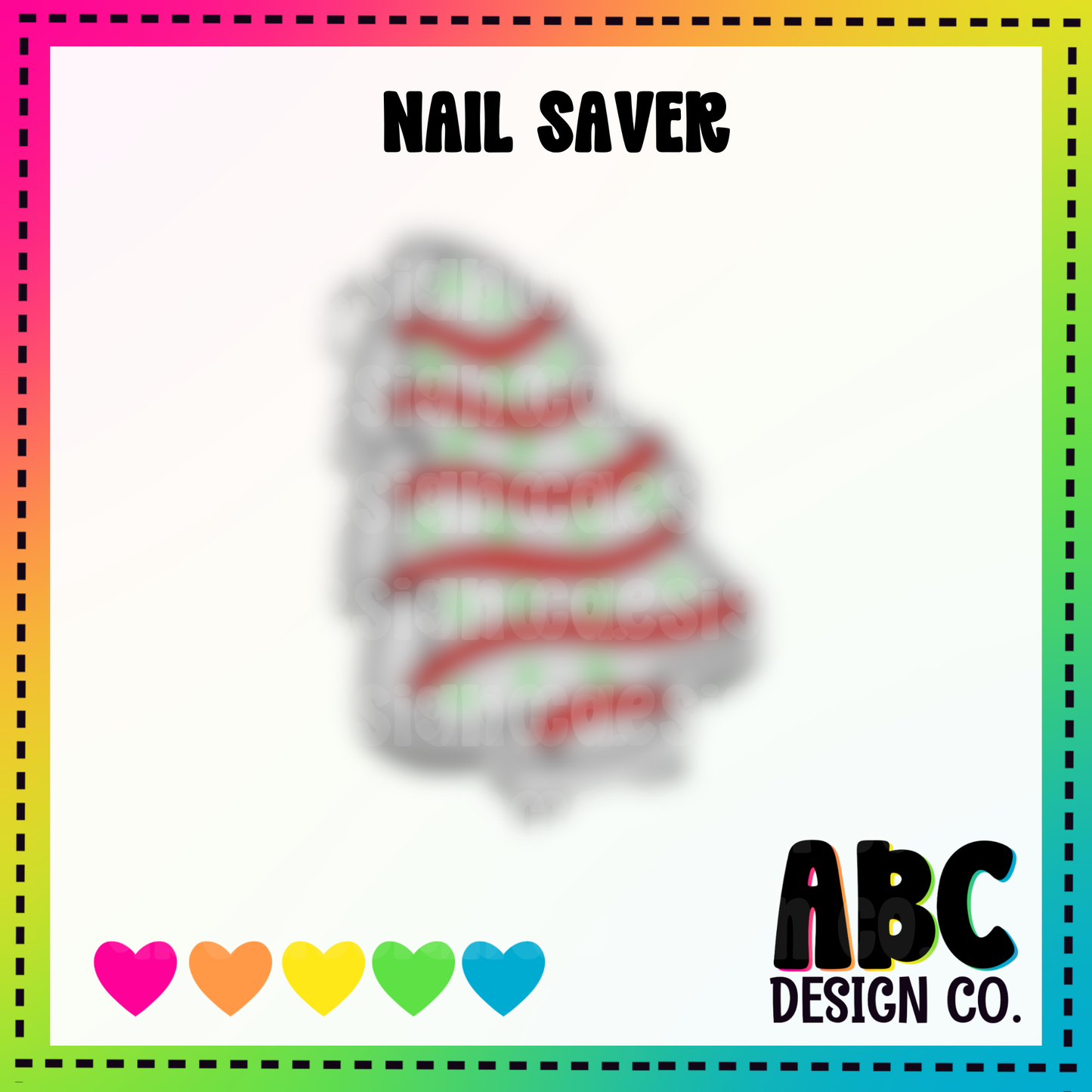 Christmas Tree Snack Cake - Nail Saver - 3mf - Digital Download