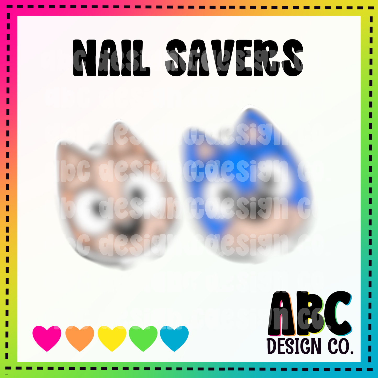 Dog bundle of 2 - Nail Saver - 3mf - Digital Download
