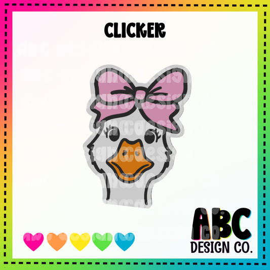 Goose - clicker keychain .3mf only
