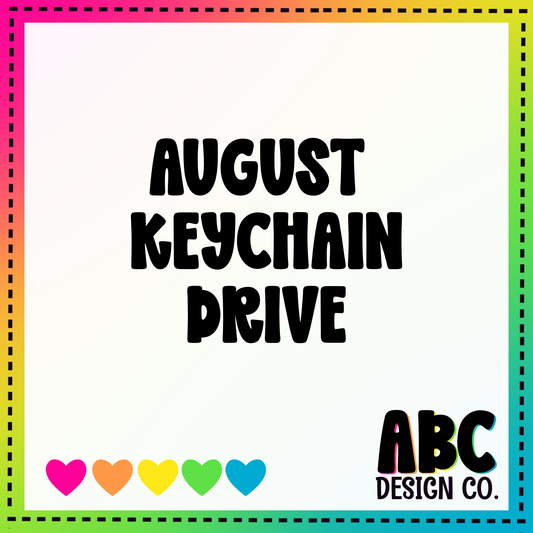 STL - August keychain Drive