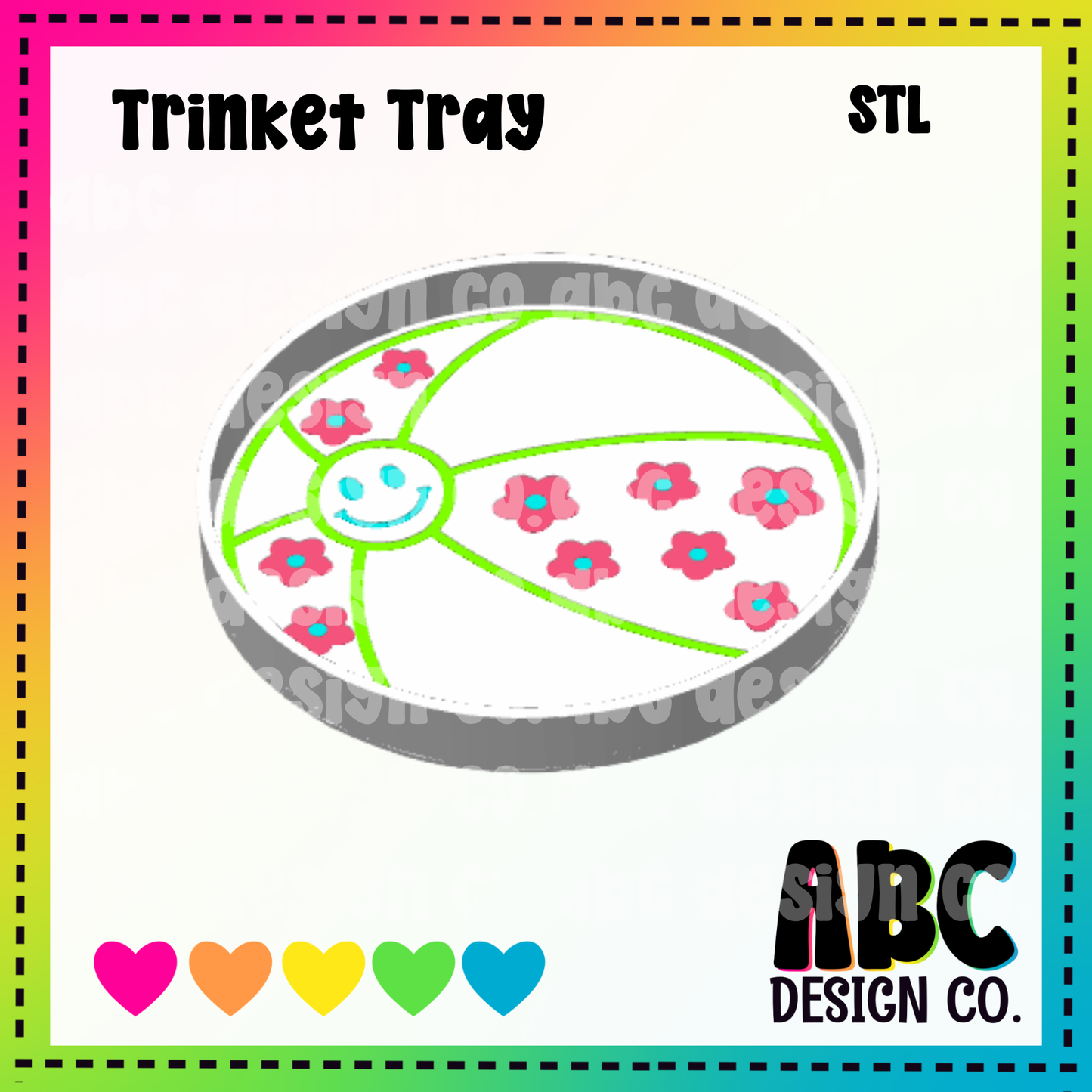 Beach Ball - Trinket Tray - STL & 3mf - Digital Download