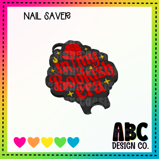 In my bookish Era - Nail Saver - STL & 3mf - Digital Download