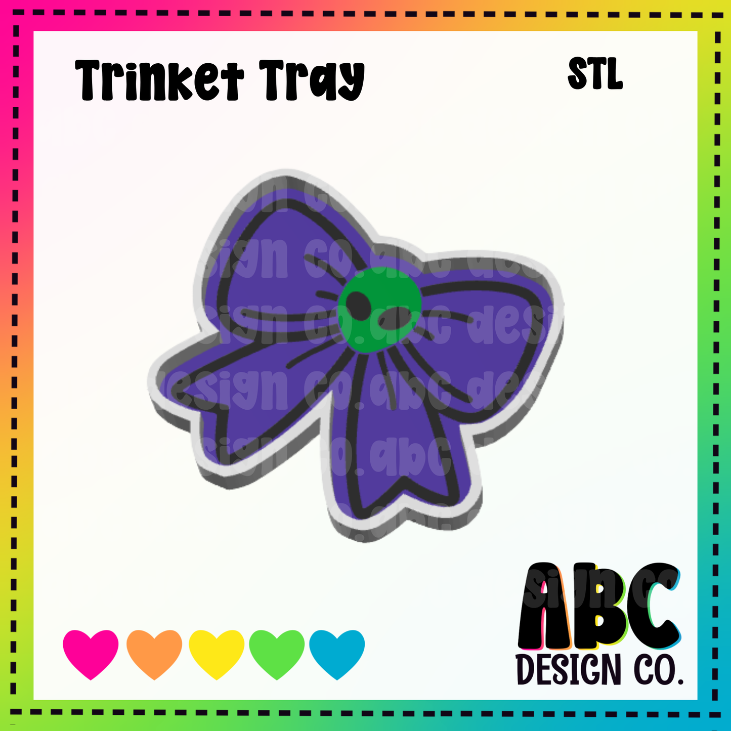 Alien Bow - Trinket Tray - STL & 3mf - Digital Download