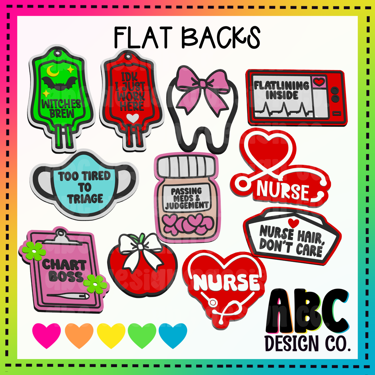 Flatback Bundle 4 - STL & 3mf - Digital Download