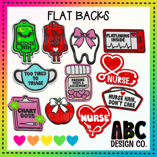 Flatback Bundle 4 - STL & 3mf - Digital Download