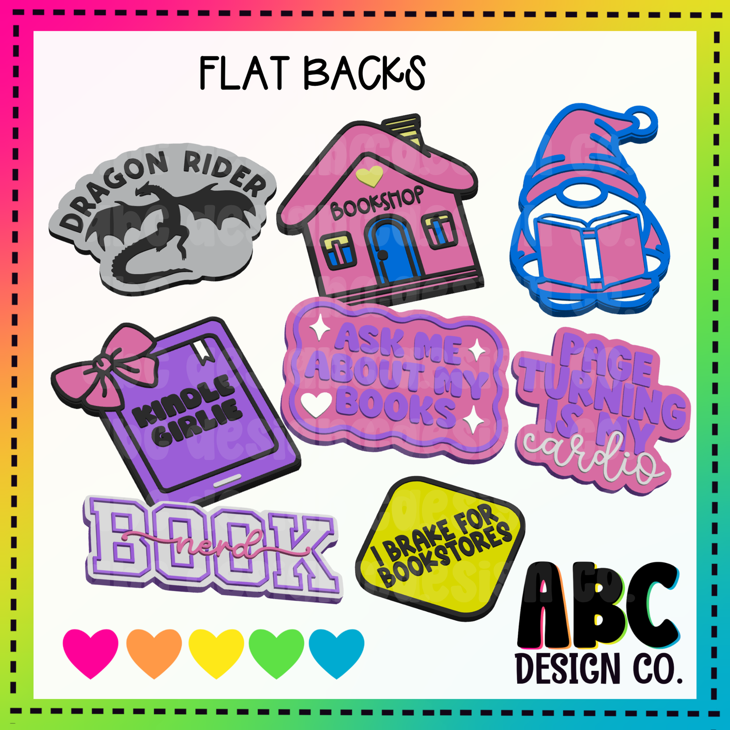 Flatback Bundle 6 - STL & 3mf - Digital Download