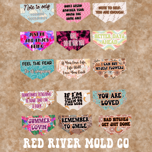 ABC Molds Cute Envelope cardstock grab bag - Shipped by Red River Mold Co