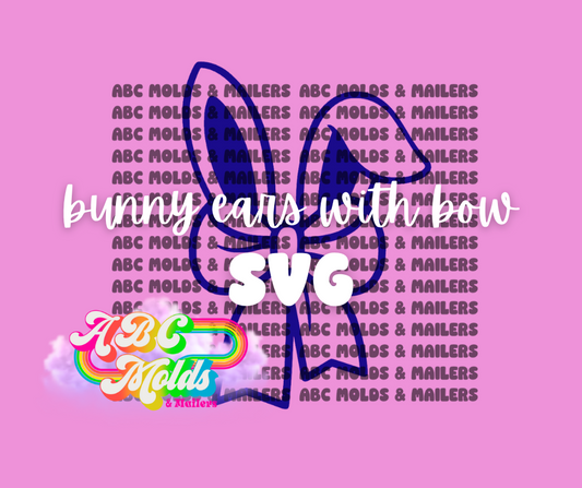 Bunny Ears with Bow SVG