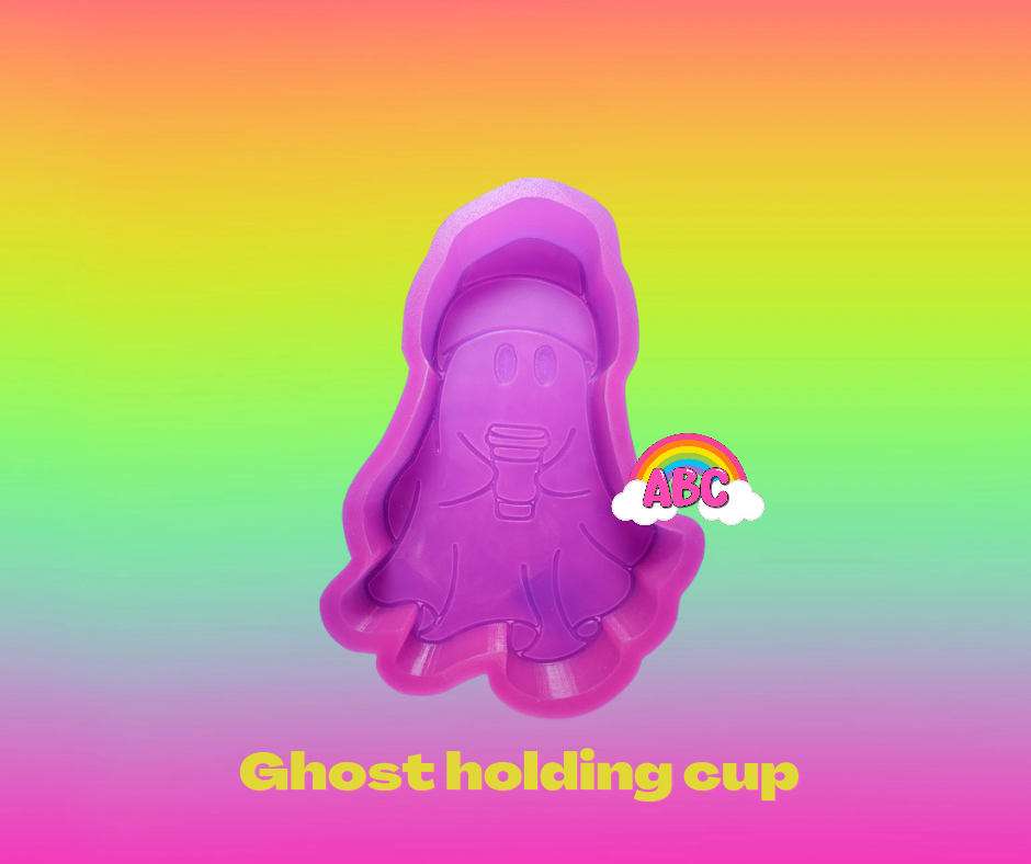 Ghost Holding Cup silicone mold