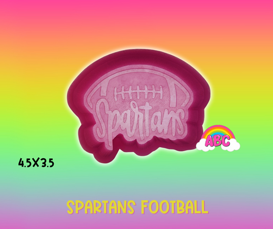 Spartans Football Silicone Mold