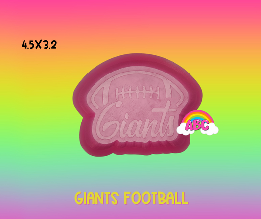 Giants Football silicone mold