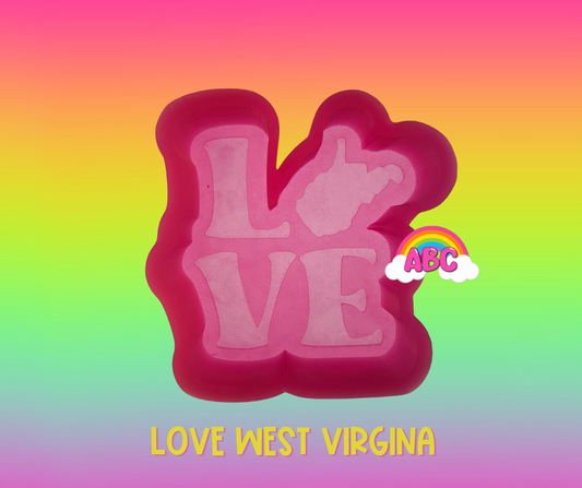 Love WV silicone mold