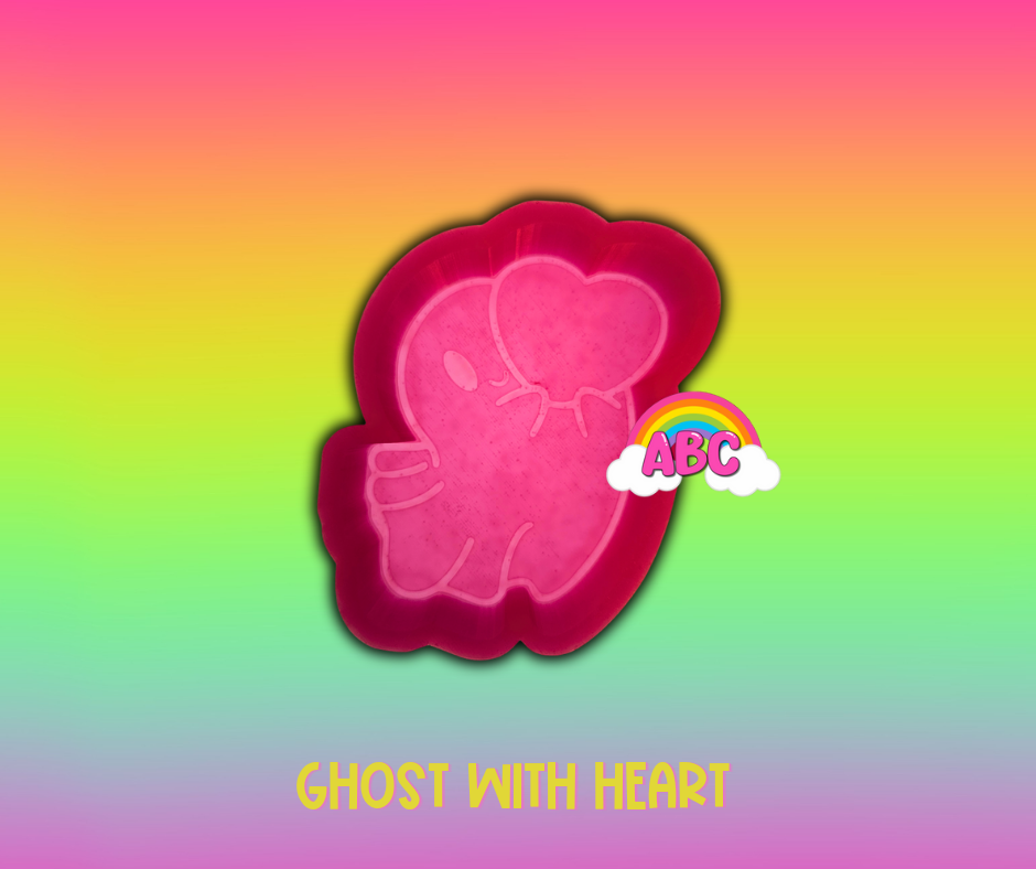 Heart Ghost Silicone Mold