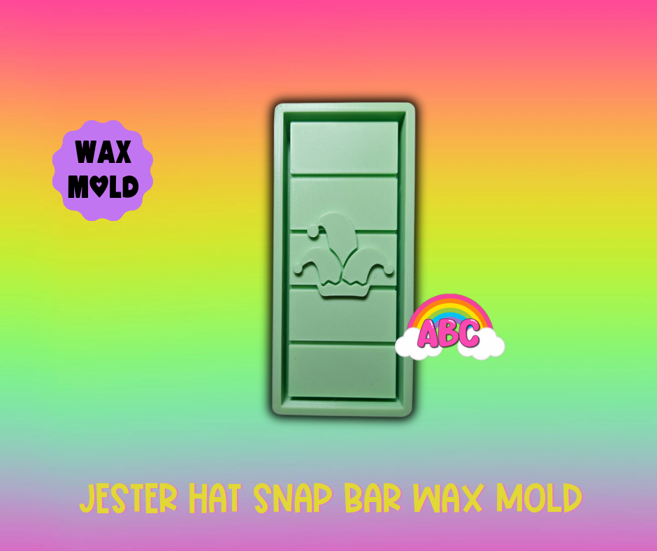 Jester Hat Snap Bar Wax Silicone Mold