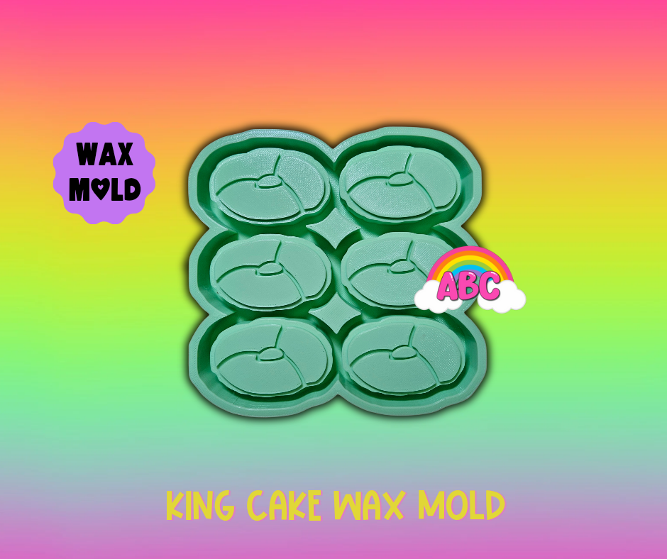 King Cake Wax Silicone Mold