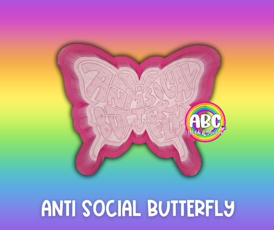 Anti Social Butterfly Silicone Mold