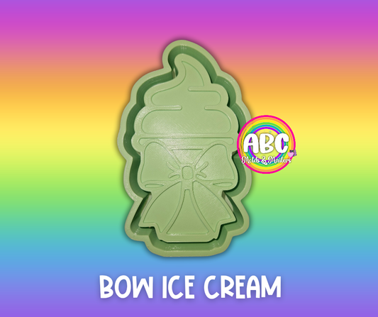 Bow Ice Cream Silicone Mold