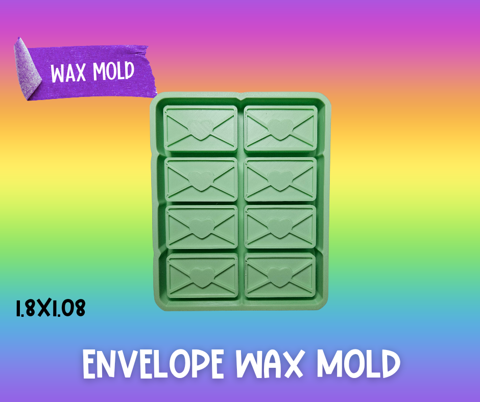 Multi Cavity Envelope Wax Silicone Mold