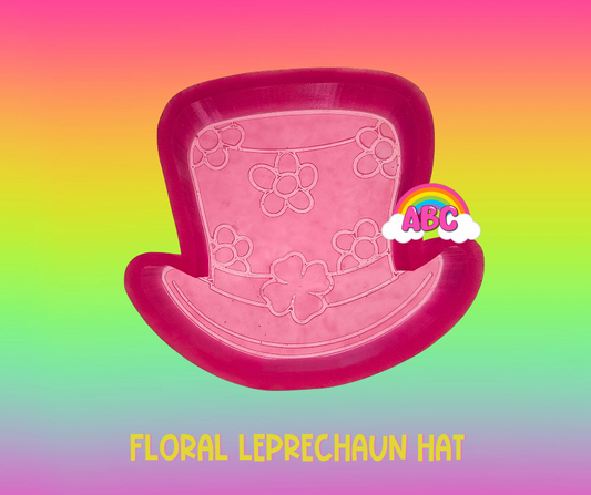 Floral Leprechaun Hat Silicone Mold