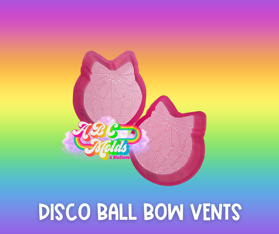 Bow Disco Ball Vents Silicone Mold